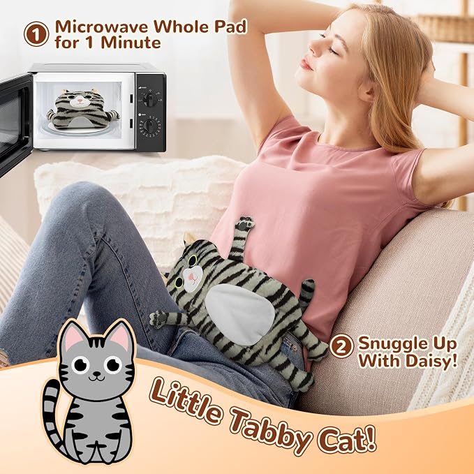 Microwave Heating Pad for Pain Relief, Back Pain, Neck Shoulder, Natural Heat - Image 3