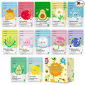 36 Pack Skincare Facial Masks, Hydrating & Moisturizing Face Masks by VESPRO