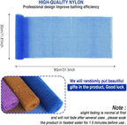 UJFQBH 3 Pieces African Bath Sponge African Net Long Net Bath Sponge - Image 3