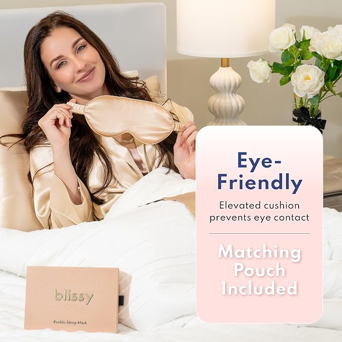 Blissy Silk Sleep Mask Profile - Image 8