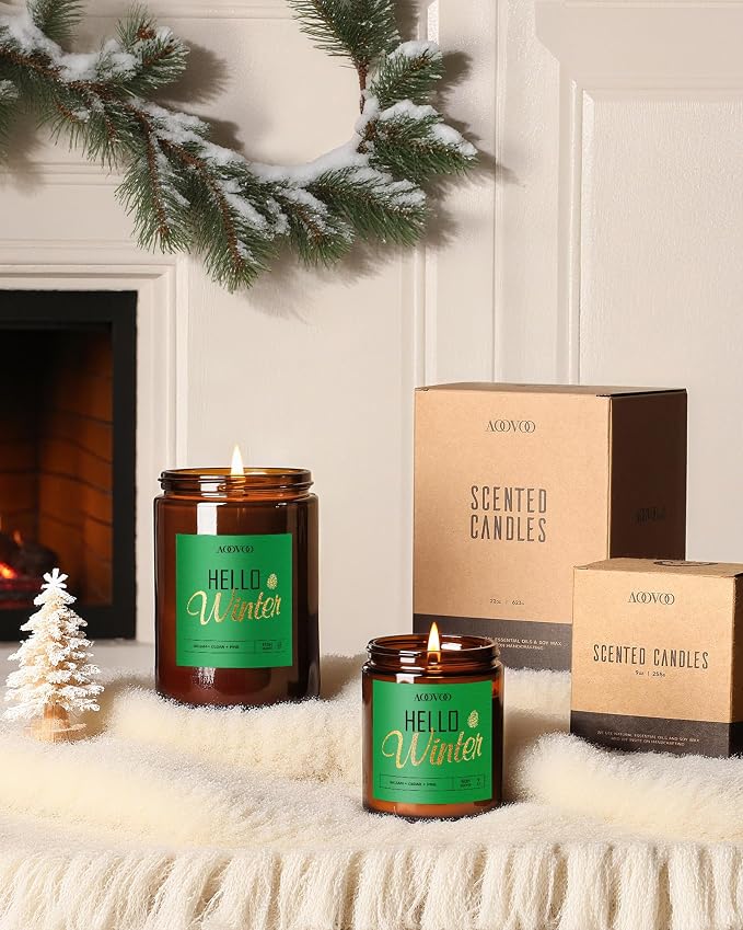 AOOVOO Hello Winter Candle - Image 3