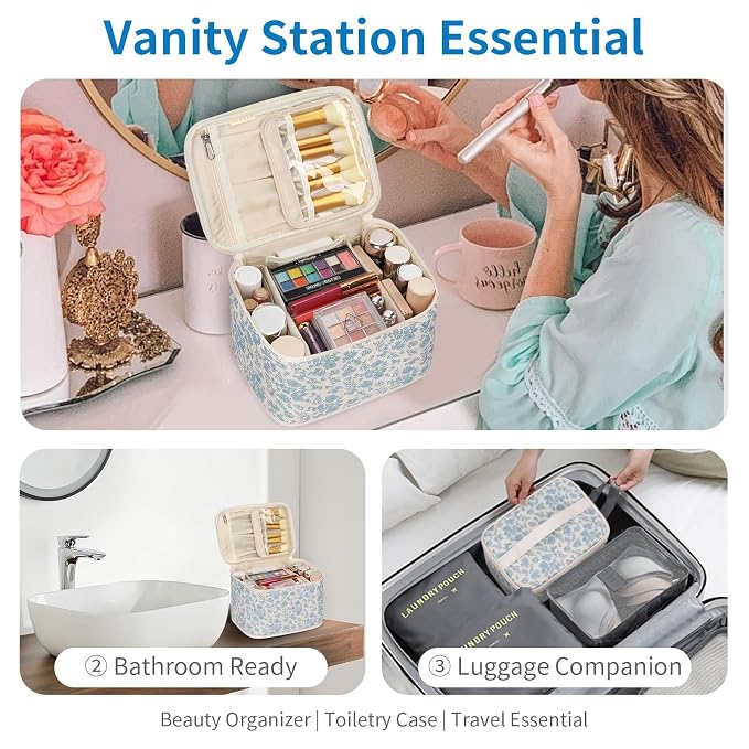 OCHEAL Travel Makeup Bag, Cosmetic Bags - Image 8