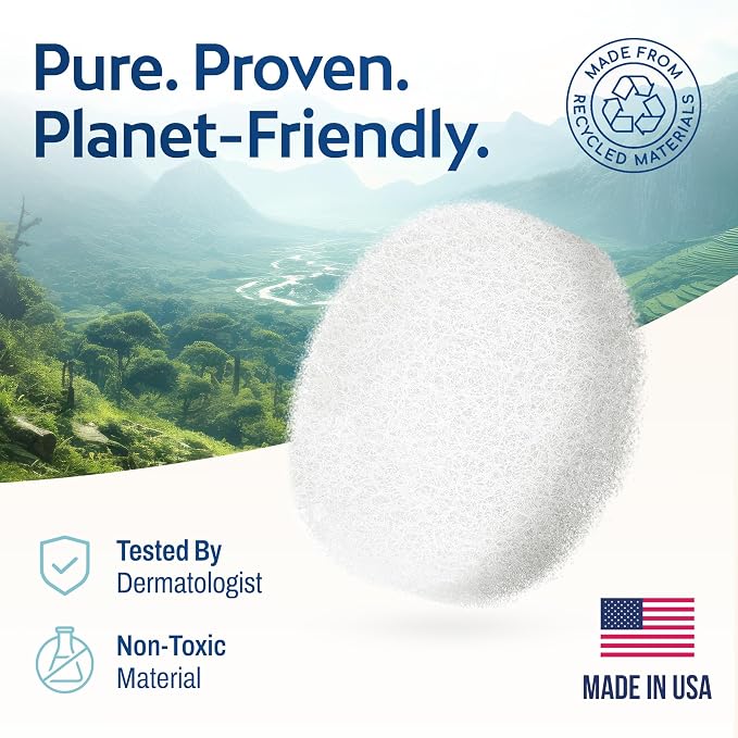 HartFelt Round Face Scrubber for Women | Reusable Facial Sponges for Daily - Image 7