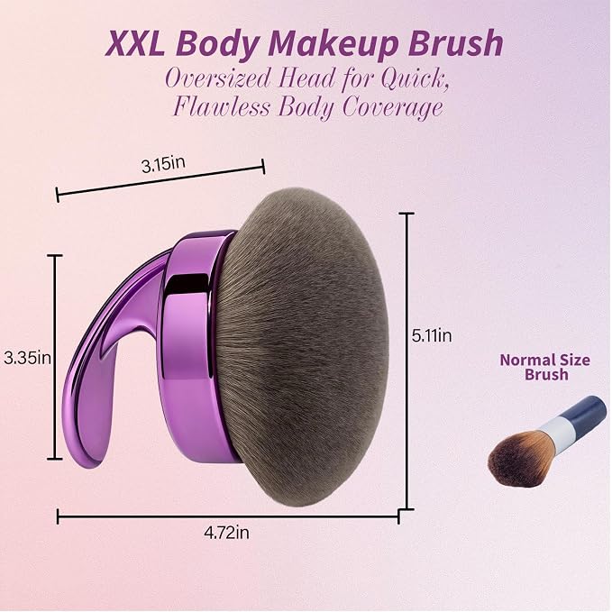 Blend & Blur Ultra Large Body Makeup Brush - Image 6