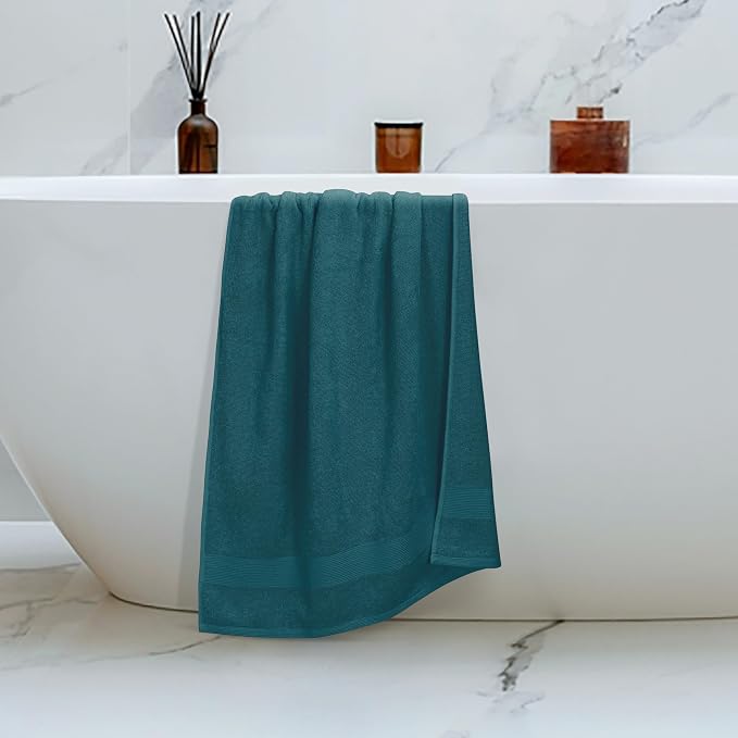 Belizzi Home 4 Pack Bath Towel Set 27x54, 100% Ring Spun Cotton, Ultra Soft - Image 5