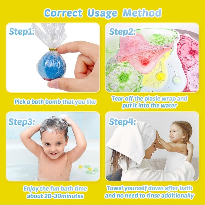 Yekery Bath Bombs for Kids - Image 7