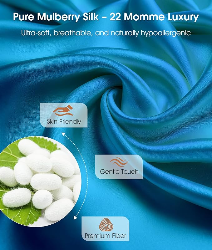 MUSICOZY 3D Silk Bluetooth Sleep Mask Headphones, Mulberry Silk Eye Mask - Image 3