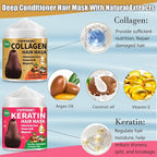 Collagen Hair Mask & Keratin Hair Mask - Image 2