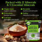 Aromasong Dead Sea Salt with Organic Aloe Vera, Spa Bath Salts, 19 Lbs Fine - Image 4
