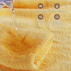SEMAXE Yellow Bath Towel, 100% Cotton Bath Towel - Image 3