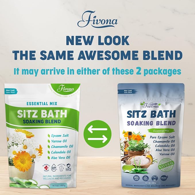 Fivona All Natural Sitz Bath Soaking Blend - Image 8