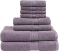 Madison Park 800GSM Bathroom Towel Set of 8 100% Cotton Bath Towel Set by MADISONPARK