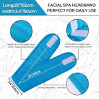 Whaline Spa Facial Headband Make Up Wrap Head Terry Cloth Headband Adjustable - Image 2