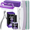 FANDAMEI Nail Files and Buffers, Nail Cuticle Remover Kit by FANDAMEI