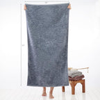 SKL Home CloudSoft Cotton Luxury Bath Towel, Smoke Blue - Image 6