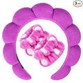 Zkptops Spa Headband for Washing Face Wristband Set Sponge Makeup Skincare by ZKPTOPS