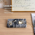 2 Pcs Soap Holder for Bathroom, Marble Soap Dish for Kitchen Countertop - Image 5