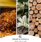 Smoke & Vanilla Scented Candle, Large 30oz Natural Soy Candles, 4-Wick 80 Hour - Image 2