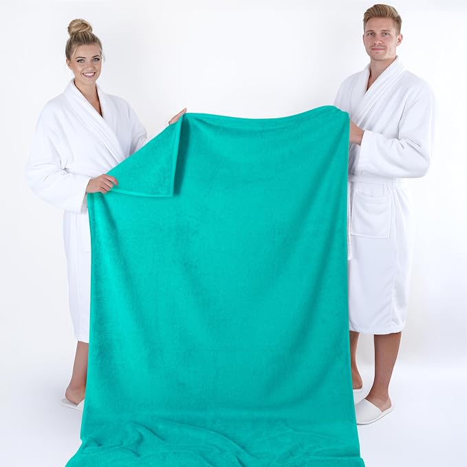 American Soft Linen 100% Cotton 600 GSM Turkish 40x80 Oversized Bath Towel Sheet - Image 5