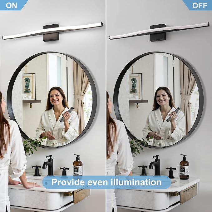 Modern Bathroom Vanity Light 32 inch, Dimmable 5CCT Led Bathroom Light Fixture - Image 7