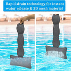 REEZEIVI 2 Pack Hot Tub Headrest Pillow, Chaise Lounge Pillows Outdoor 3D air - Image 5