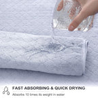 8-Piece Bath Towels Set, 2 Oversized Bath Sheet, 2 Hand Towels and 4 Washcloths - Image 4