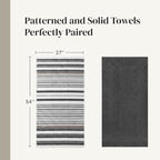Modern Threads Pax 6-Piece Reversible Yarn Dyed Jacquard Towel Set - Image 6