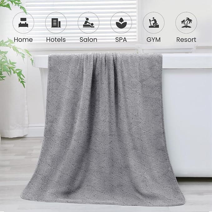 JML Microfiber Bath Towels, Ultra Soft, Super Absorbent and Fast Drying - Image 8