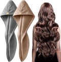 YFONG 2 Pack Microfiber Hair Towel Wrap by YFONG
