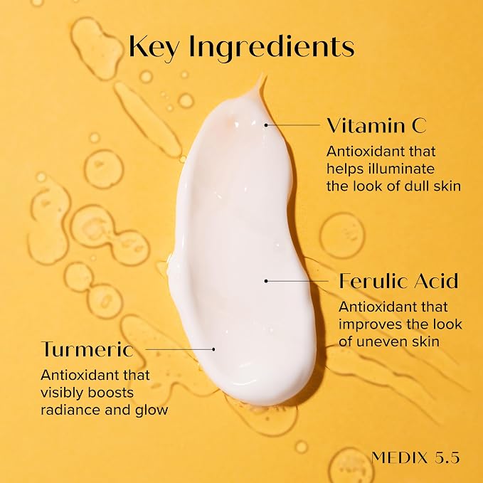 Medix 5.5 Vitamin C Cream Body Lotion & Face Moisturizer | Anti Aging Vitamin C - Image 3