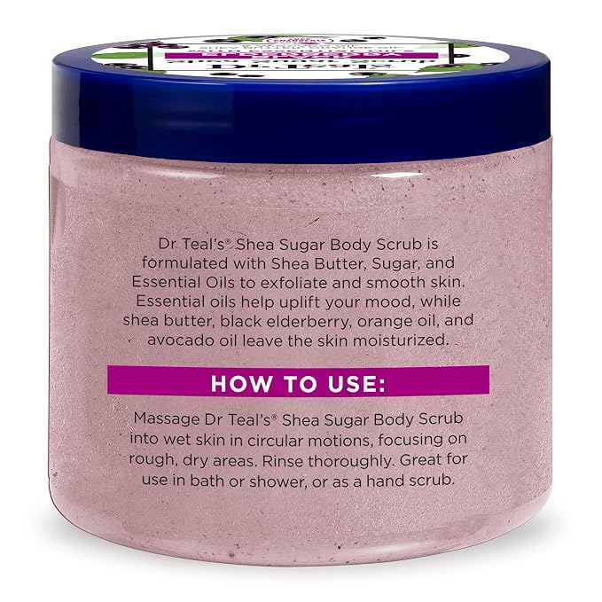 Dr Teal's Shea Sugar Body Scrub, 19 oz - Image 9
