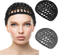 WLLHYF Wig Cap Thick Long Hair Caps Adjustable Net Mesh Braided Weaving Making by WLLHYF