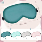 Bbto 4 Pcs Silk Sleep Eye Masks Smooth Soft Satin Eye Covers - Image 2