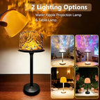 Waterproof Bathroom Lamp with 16 Color Ocean Wave Projector, Rechargeable - Image 2