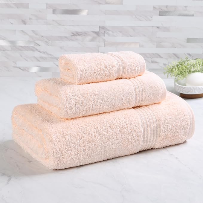 Superior Egyptian Cotton 3-Piece Towel Set, Basic Towels - Image 2