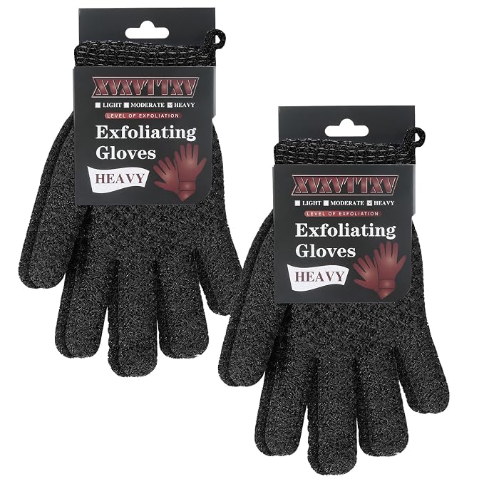 Exfoliating Dual Texture Bath Gloves by Unknown