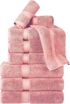 Superior Egyptian Cotton Pile 9 Piece Towel Set, Includes 3 Bath, 3 Hand - Image 2