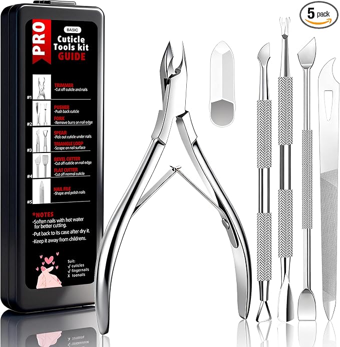 Cbiumpro 5-Pack Cuticle Trimmer Set by Cbiumpro