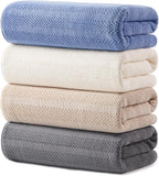 ECOLOOK 4 Pack Microfiber Bath Towels, 31 x 63 inches Extra Large Bath Towel Set by Unknown