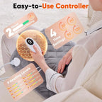 3 lb Weighted Heating Pad for Neck and Shoulders, Mothers Day Gifts for Mom - Image 7