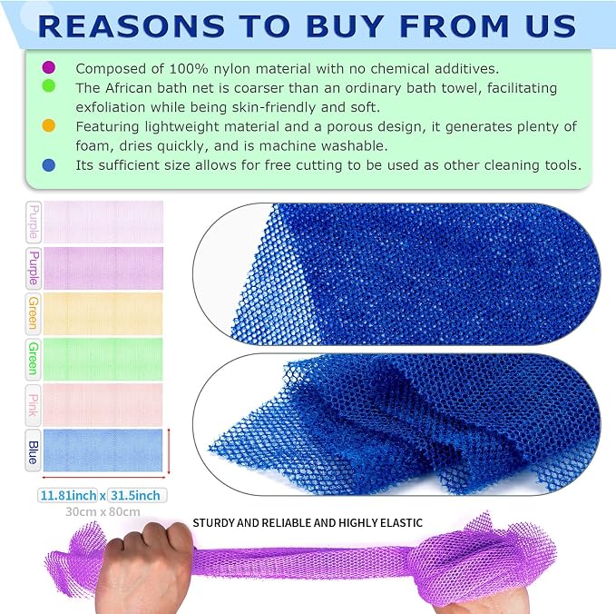 4 Pieces African Net Sponge – Premium African Net Sponge - Image 4