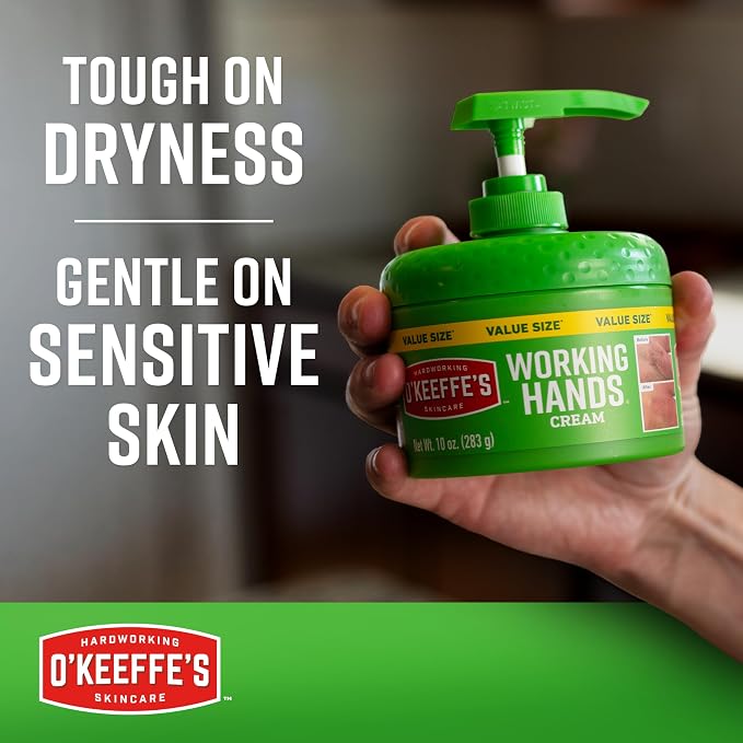 O'Keeffe's Working Hands Hand Cream in a Pumpable Jar - Image 3