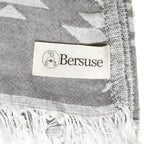 Bersuse 100% Cotton Teotihuacan XL Throw Blanket Turkish Towel Beach Blanket - Image 5