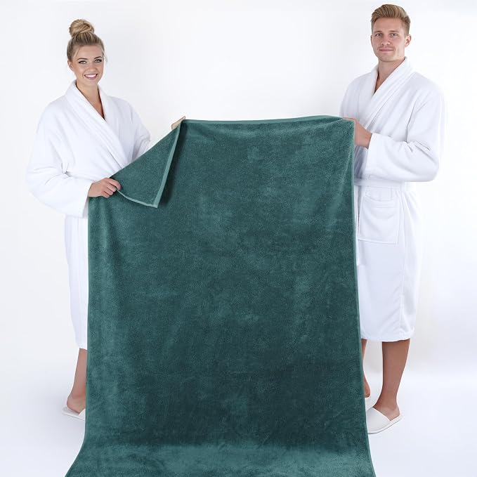 American Soft Linen 100% Cotton 600 GSM Turkish 40x80 Oversized Bath Towel Sheet - Image 5