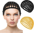 WLLHYF Wig Cap Thick Long Hair Caps Adjustable Net Mesh Braided Weaving Making by WLLHYF