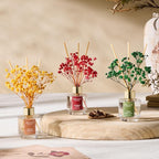 Airkeep Reed Diffuser Set of 3, Coconut Pineapple Lemon Eucalyptus Cranberry - Image 5