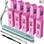 FANDAMEI Nail Buffer Block, Buffing Block, Cuticle Trimmer, Nail Tools by FANDAMEI