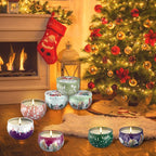 24 Packs Christmas Scented Candles Gift- Aromatherapy Candle-2.5oz Soy Wax-Long - Image 7