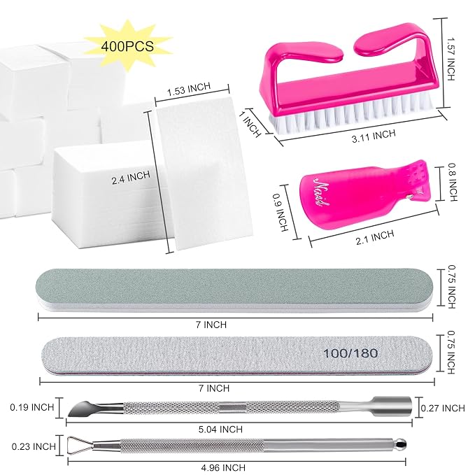 Gel Nail Polish Remover Tools Kit, - Image 2