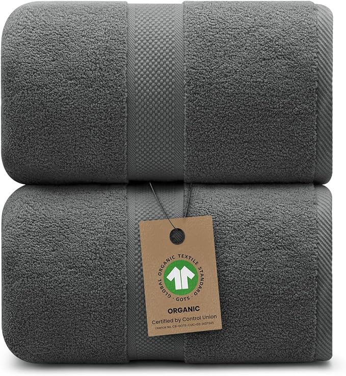 Alusa Home 100% Organic Luxury Bath Sheets by AlusaHome